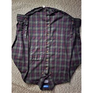 Pendleton Sir Pendleton Country Traditions Plaid Wool Button Down Shirt Mens L